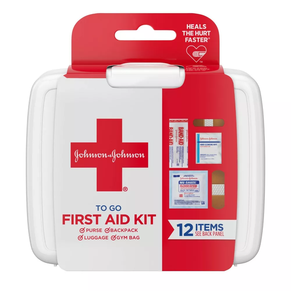 Johnson And Johnson Mini First Aid To Go Kit, 1 Ea
